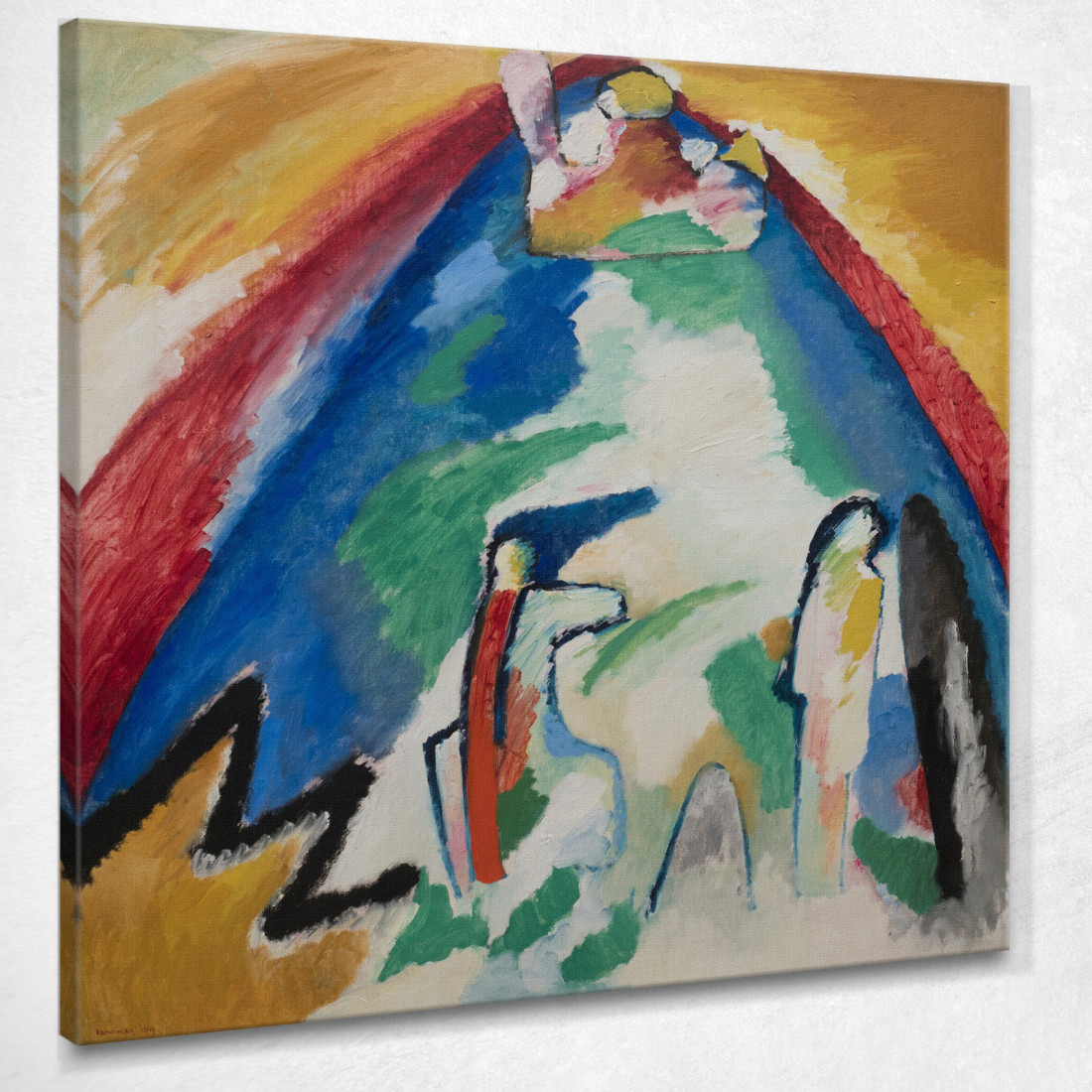 Montagna Wassily Kandinsky wk159 quadro stampato su tela Montagna Wassily Kandinsky wk159 quadro stampato su tela