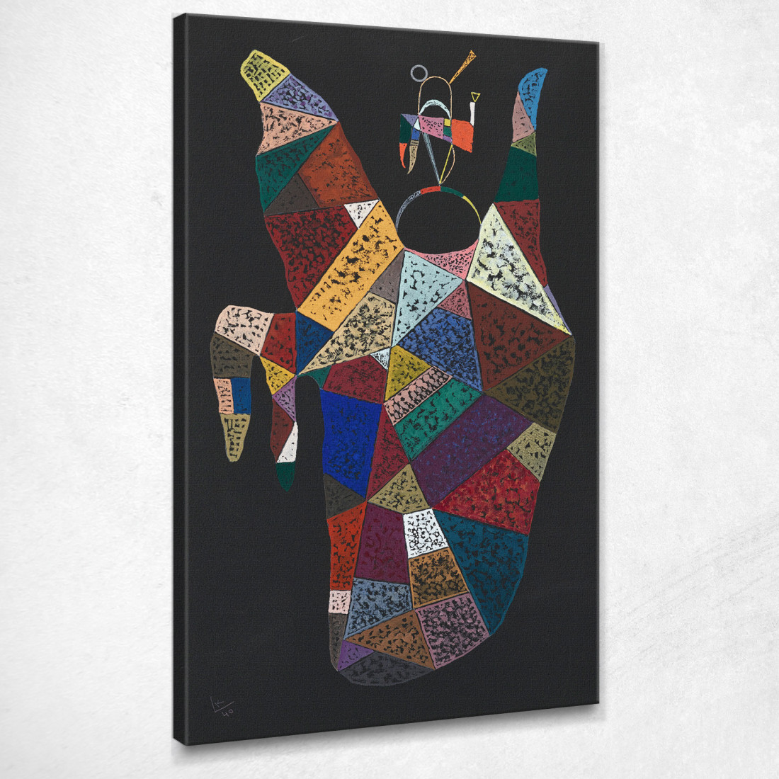Senza Titolo 6 Wassily Kandinsky wk176 quadro stampato su tela Senza Titolo 6 Wassily Kandinsky wk176 quadro stampato su tela