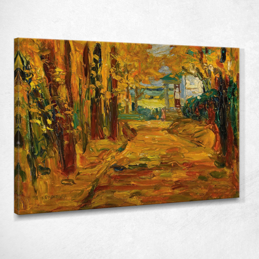 Parco Di St. Cloud Fall I Wassily Kandinsky wk186 quadro stampato su tela Parco Di St. Cloud Fall I Wassily Kandinsky wk186 quadro stampato su tela