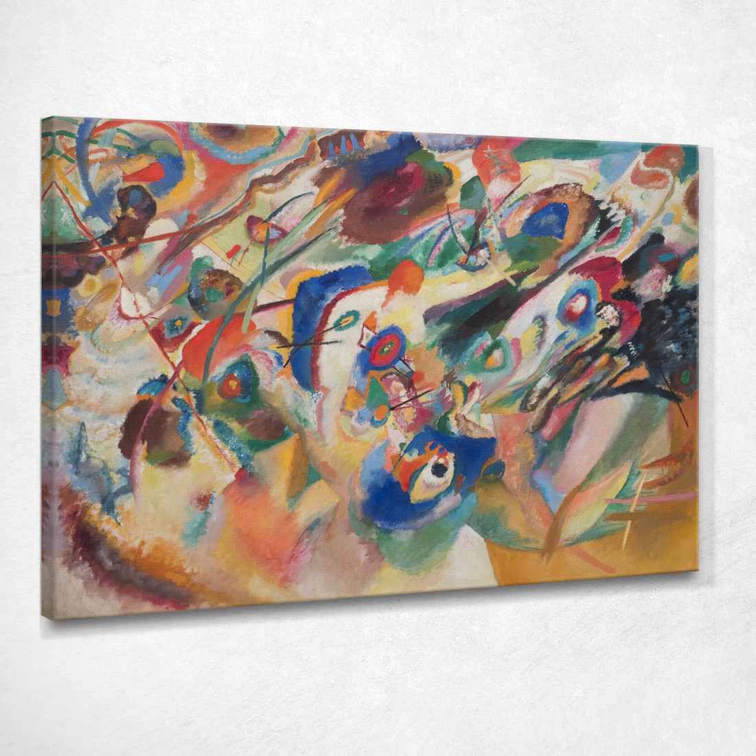 Schizzo 2 Per La Composizione Vii Wassily Kandinsky wk210 quadro stampato su tela Schizzo 2 Per La Composizione Vii Wassily Kandinsky wk210 quadro stampato su tela