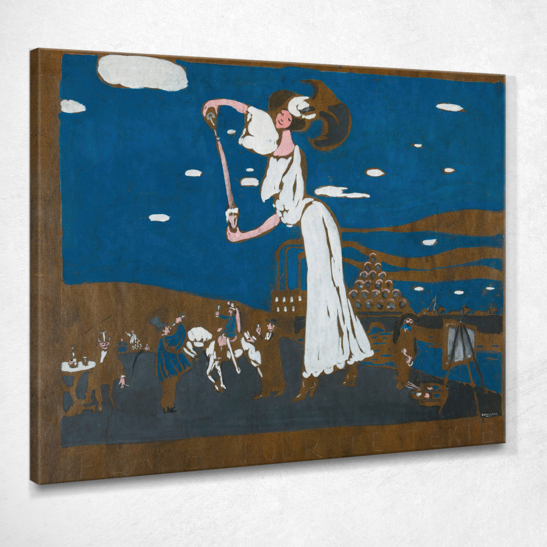 Bozzetto Per Un Manifesto Per Un Birrificio Francese Wassily Kandinsky wk211 quadro stampato su tela Bozzetto Per Un Manifesto Per Un Birrificio Francese Wassily Kandinsky wk211 quadro stampato su tela