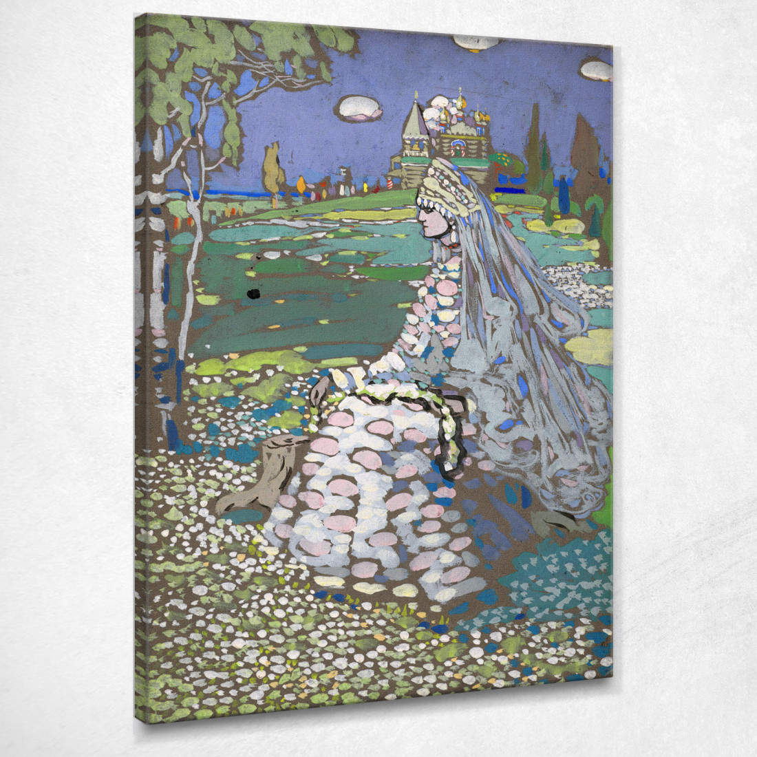 La Sposa Wassily Kandinsky wk230 quadro stampato su tela La Sposa Wassily Kandinsky wk230 quadro stampato su tela
