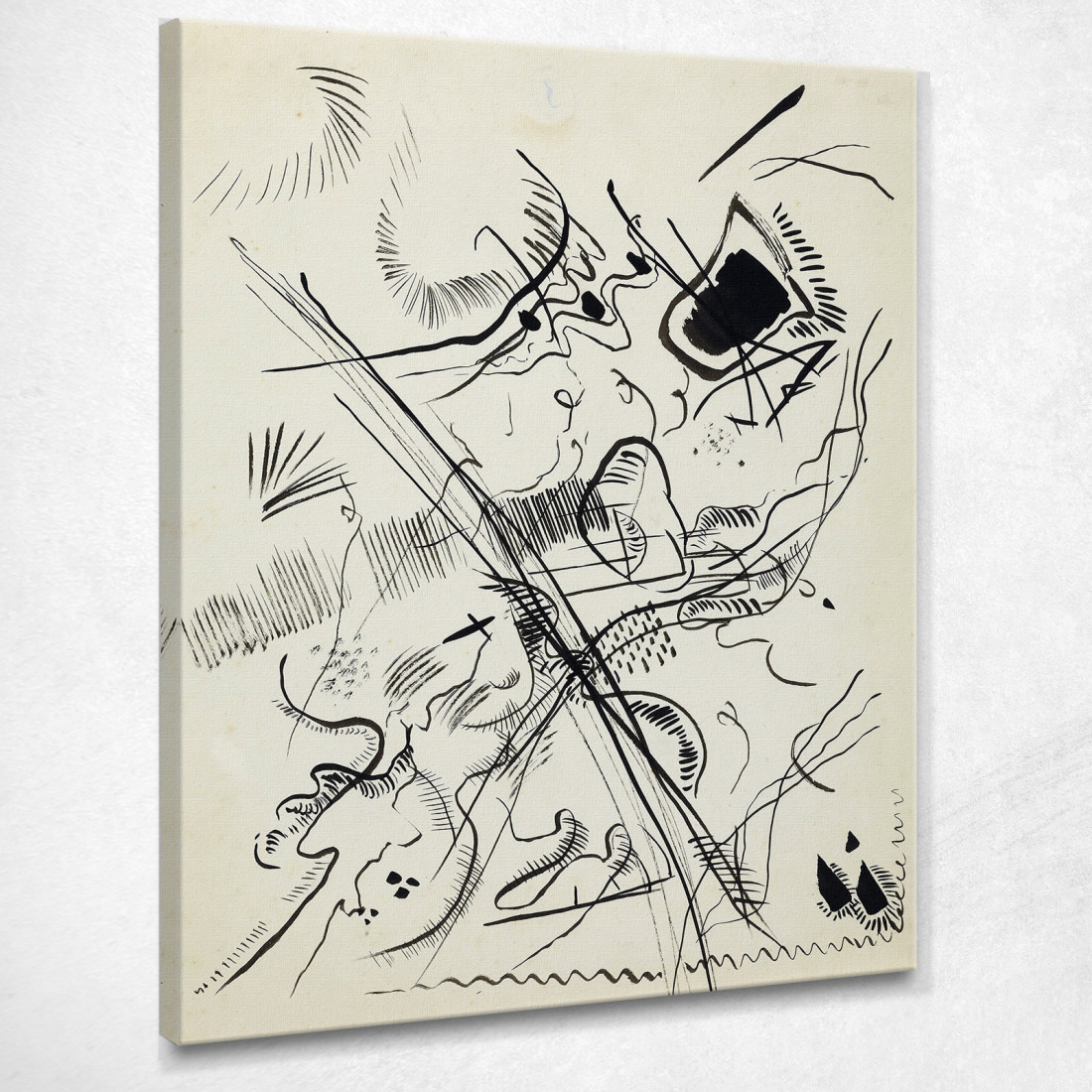 Senza Titolo 2 Wassily Kandinsky wk245 quadro stampato su tela Senza Titolo 2 Wassily Kandinsky wk245 quadro stampato su tela