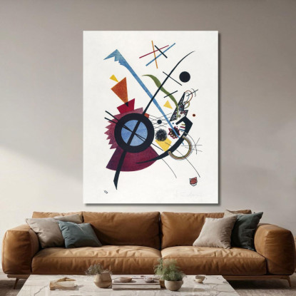 Viola Wassily Kandinsky wk250 quadro stampato su tela