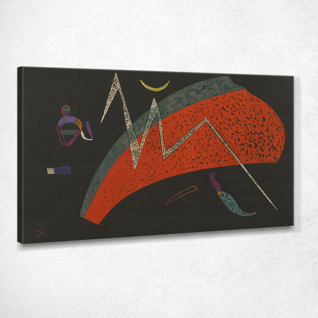 Anguria Wassily Kandinsky wk253 quadro stampato su tela Anguria Wassily Kandinsky wk253 quadro stampato su tela