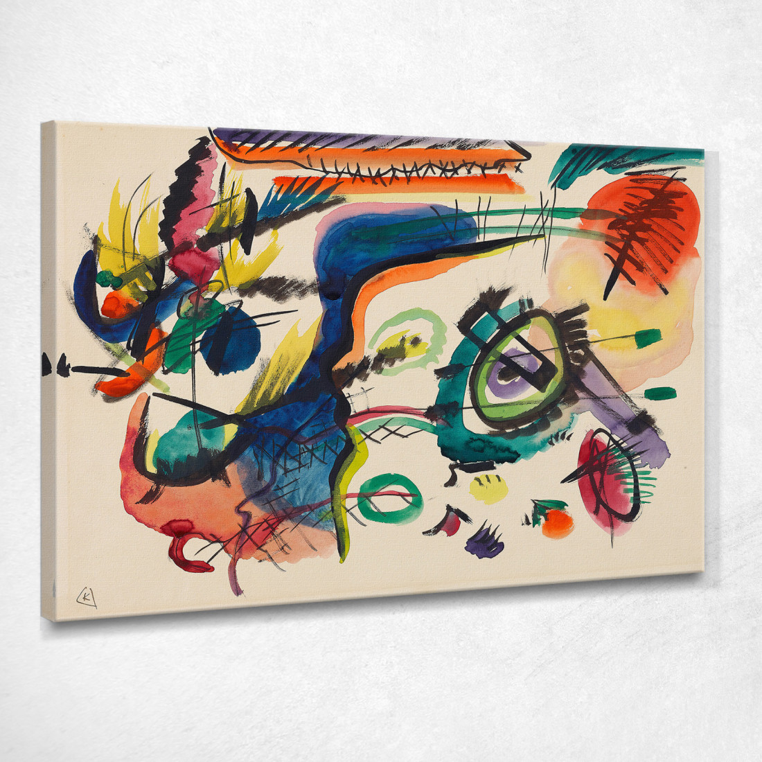 Progetto Di Composizione Vii I Wassily Kandinsky wk272 quadro stampato su tela Progetto Di Composizione Vii I Wassily Kandinsky wk272 quadro stampato su tela