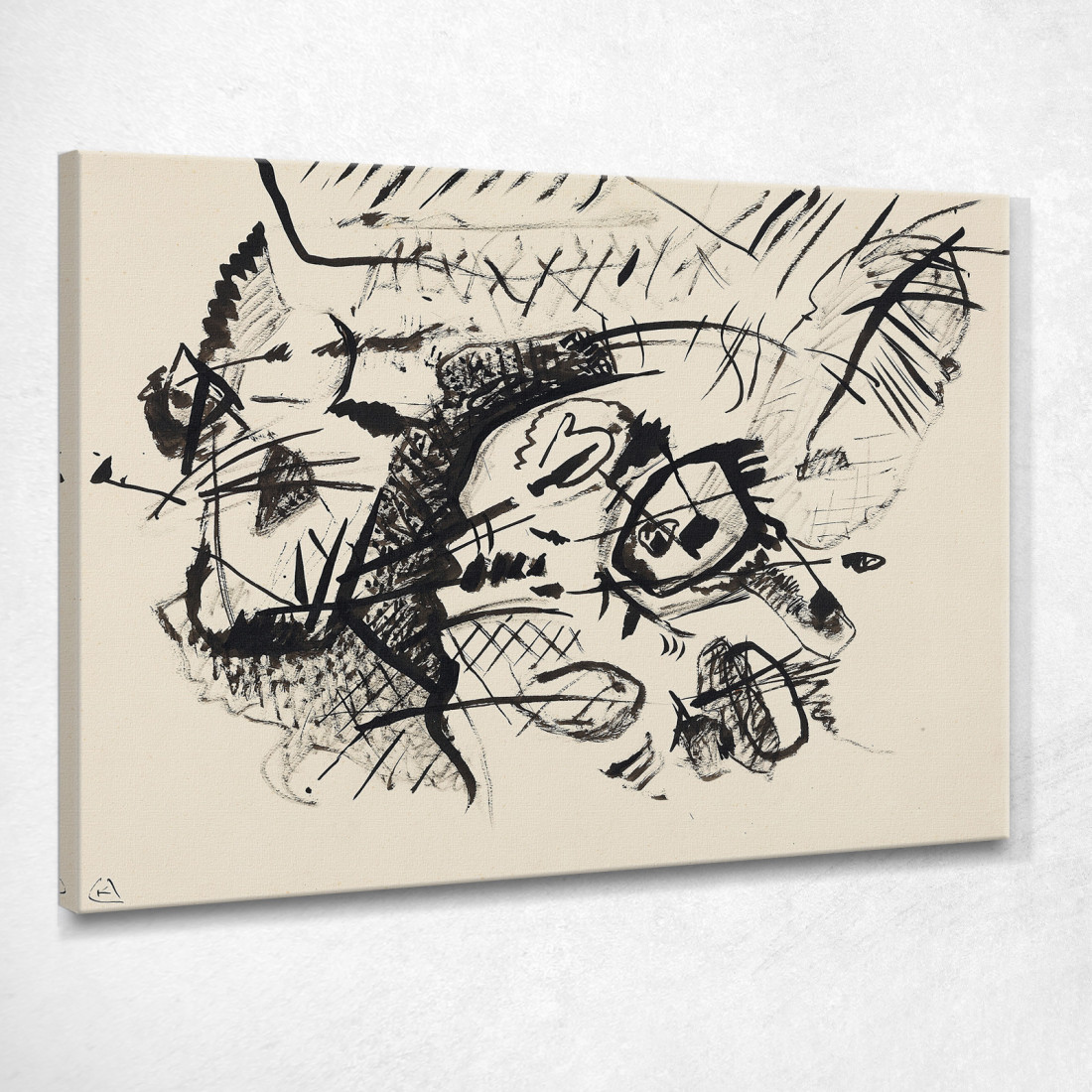 Progetto Di Composizione Vii Ii Wassily Kandinsky wk273 quadro stampato su tela Progetto Di Composizione Vii Ii Wassily Kandinsky wk273 quadro stampato su tela