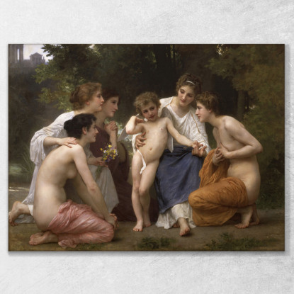 Ammirazione William Bouguereau wbg8 quadro stampato su tela