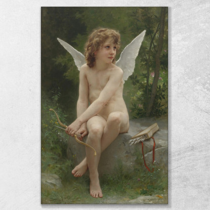 L'Amore In Cerca Di Preda William Bouguereau wbg11 quadro stampato su tela