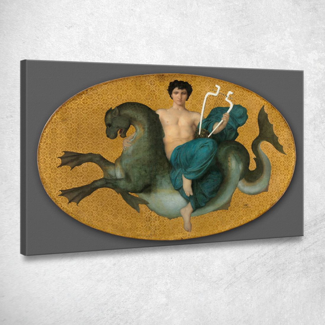 Arione Su Un Cavalluccio Marino William Bouguereau wbg12 quadro stampato su tela Arione Su Un Cavalluccio Marino William Bouguereau wbg12 quadro stampato su tela