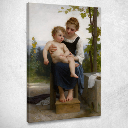 Prima Del Bagno William Bouguereau wbg15 quadro stampato su tela