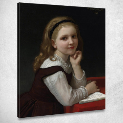 Distrazione William Bouguereau wbg31 quadro stampato su tela