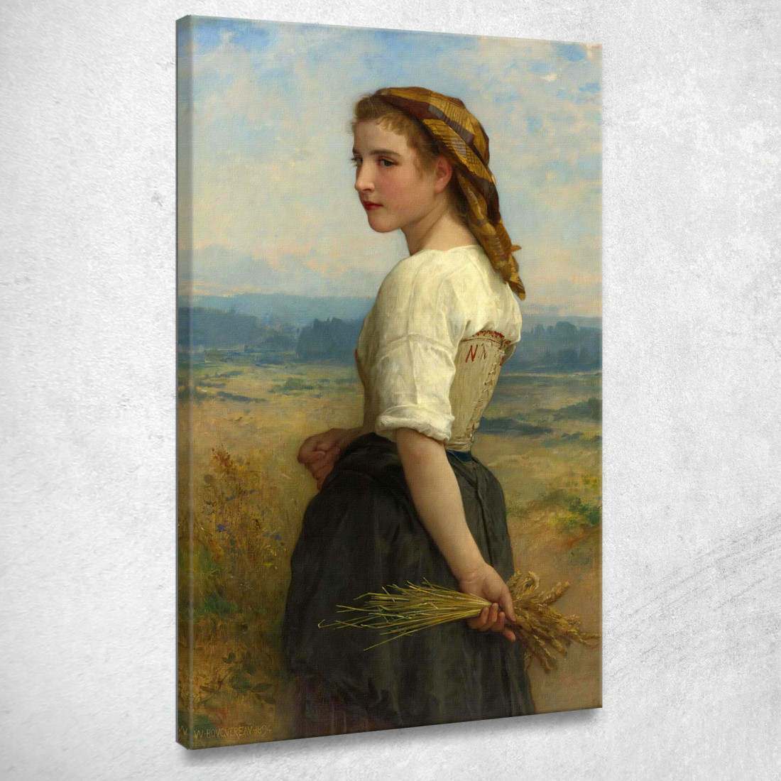 Spigolatrice William Bouguereau wbg46 quadro stampato su tela Spigolatrice William Bouguereau wbg46 quadro stampato su tela