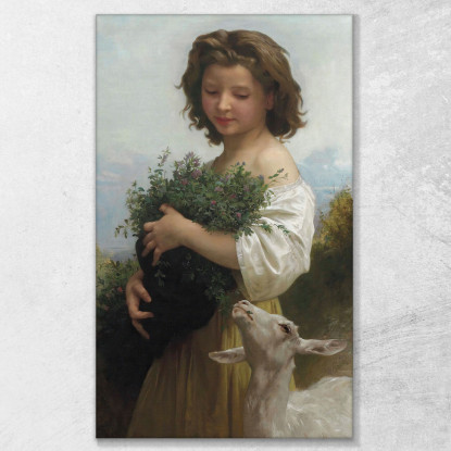 La Piccola Esmeralda William Bouguereau wbg69 quadro stampato su tela