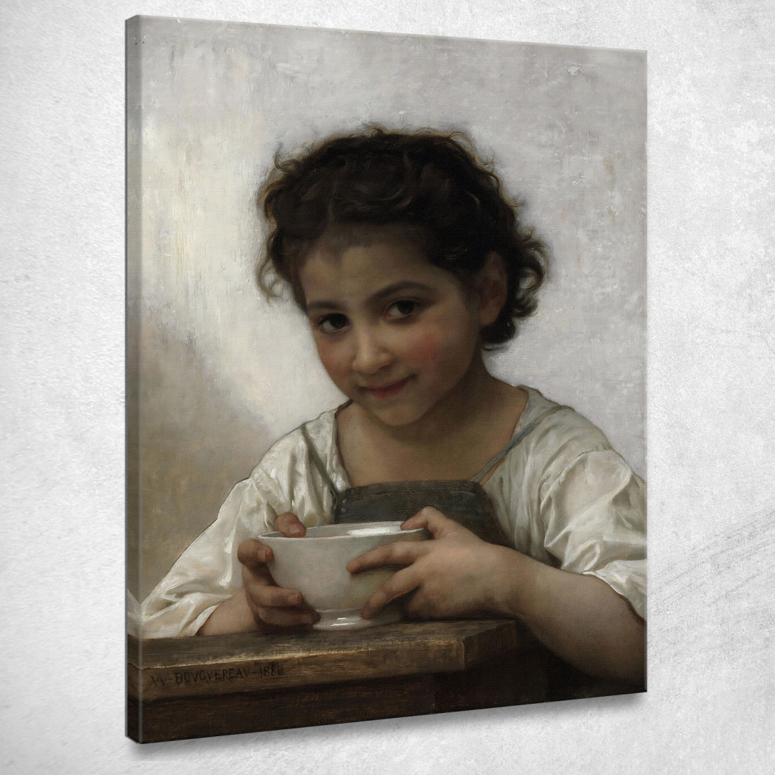 Zuppa Di Latte William Bouguereau wbg72 quadro stampato su tela Zuppa Di Latte William Bouguereau wbg72 quadro stampato su tela