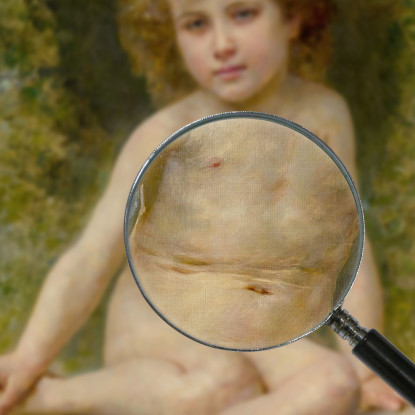 Amore A Riposo William Bouguereau wbg105 quadro stampato su tela