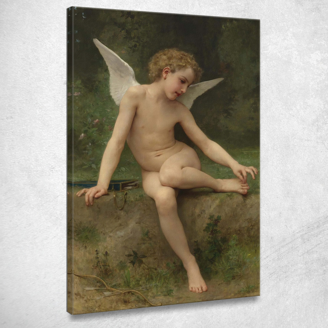 L'Amore Alla Spina William Bouguereau wbg107 quadro stampato su tela L'Amore Alla Spina William Bouguereau wbg107 quadro stampato su tela