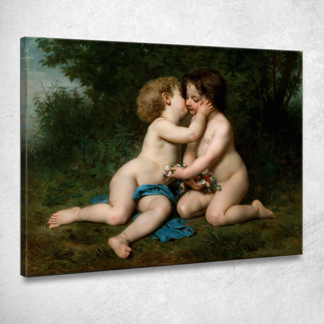 Pace William Bouguereau wbg123 quadro stampato su tela Pace William Bouguereau wbg123 quadro stampato su tela