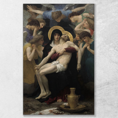 Pietà William Bouguereau wbg126 quadro stampato su tela