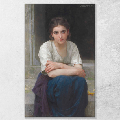 Fantasticheria Sulla Soglia William Bouguereau wbg142 quadro stampato su tela