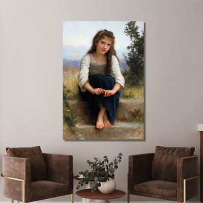 Fantasticheria William Bouguereau wbg143 quadro stampato su tela