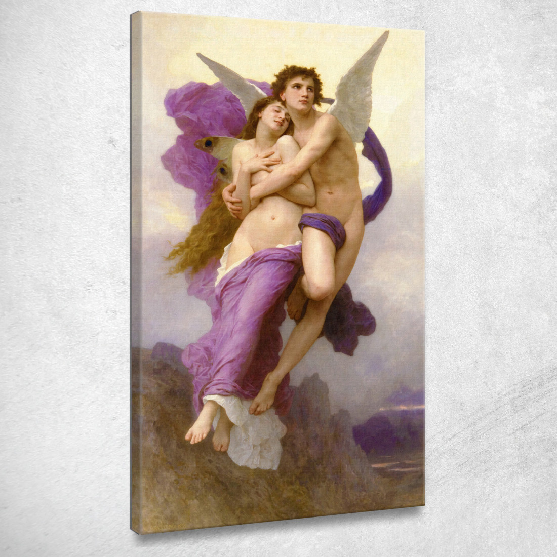 Il Rapimento Di Psiche William Bouguereau wbg151 quadro stampato su tela Il Rapimento Di Psiche William Bouguereau wbg151 quadro stampato su tela