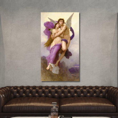 Il Rapimento Di Psiche William Bouguereau wbg151 quadro stampato su tela