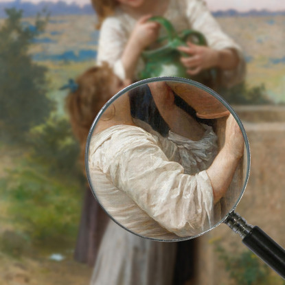 Il Bambino William Bouguereau wbg152 quadro stampato su tela
