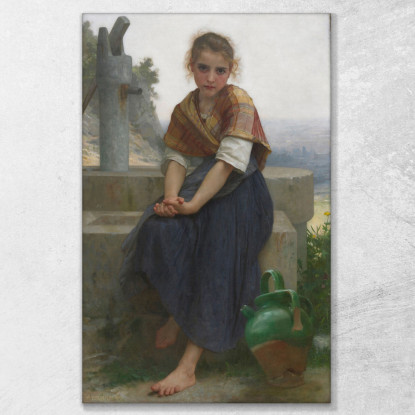 La Brocca Rotta William Bouguereau wbg154 quadro stampato su tela