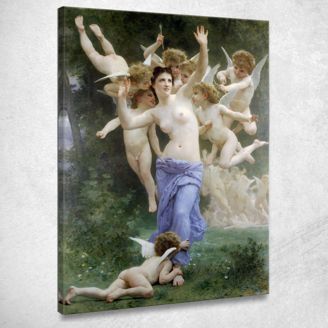 L'Invasione William Bouguereau wbg162 quadro stampato su tela L'Invasione William Bouguereau wbg162 quadro stampato su tela