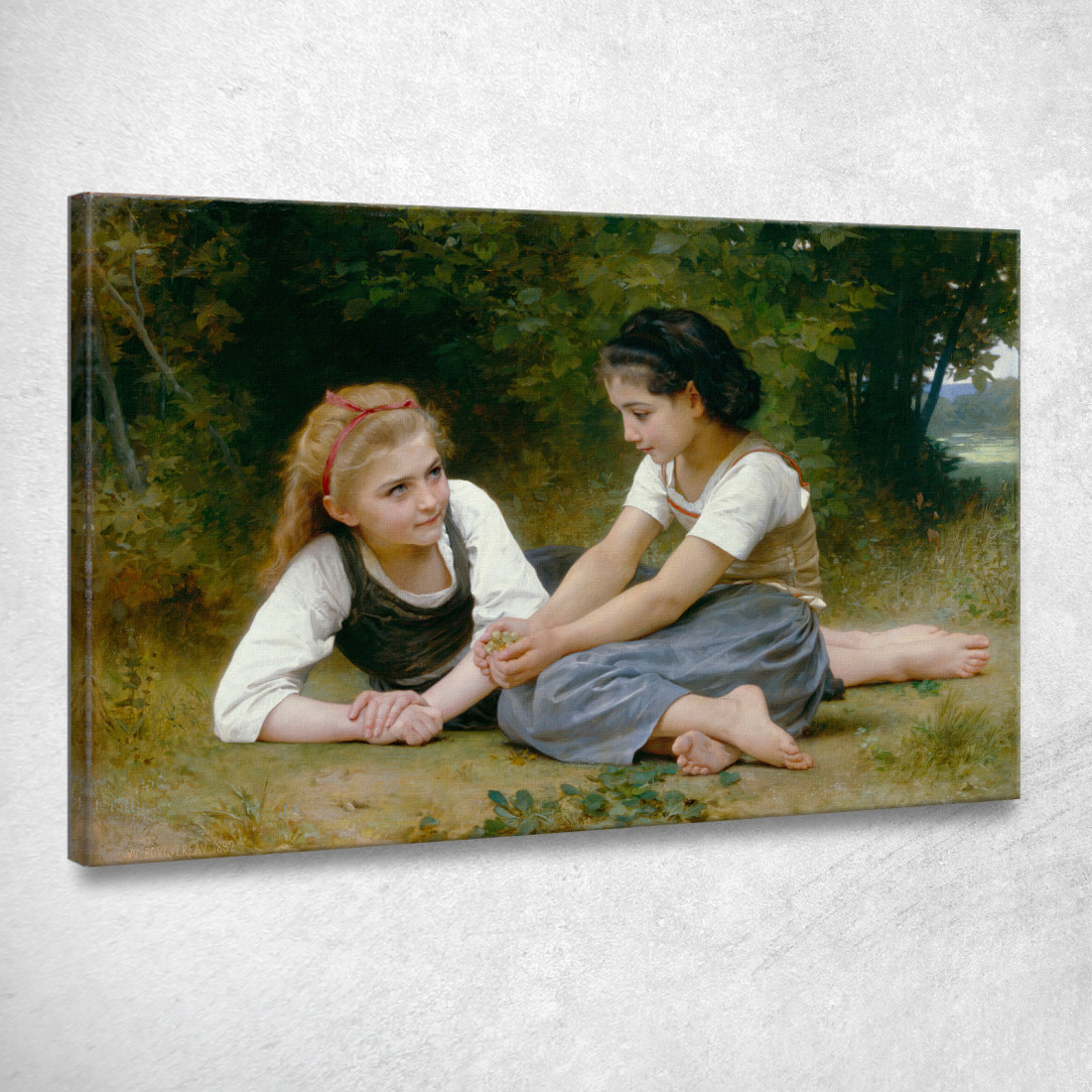 I Raccoglitori Di Noci William Bouguereau wbg165 quadro stampato su tela I Raccoglitori Di Noci William Bouguereau wbg165 quadro stampato su tela