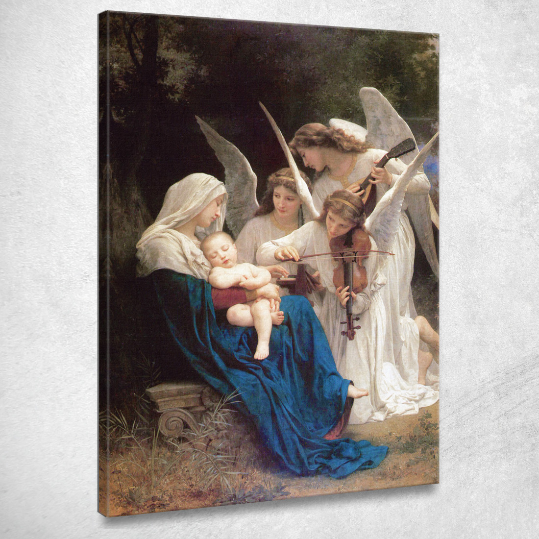 La Vergine Degli Angeli William Bouguereau wbg170 quadro stampato su tela La Vergine Degli Angeli William Bouguereau wbg170 quadro stampato su tela