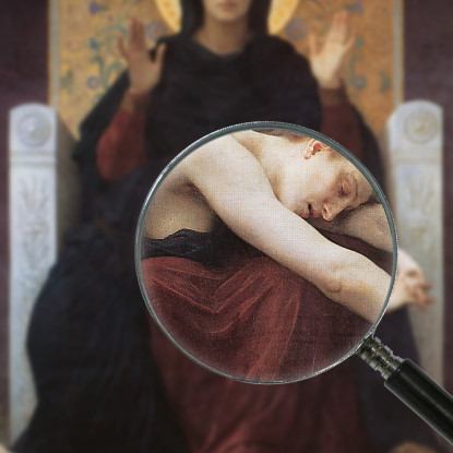 Vergine Consolatrice William Bouguereau wbg178 quadro stampato su tela