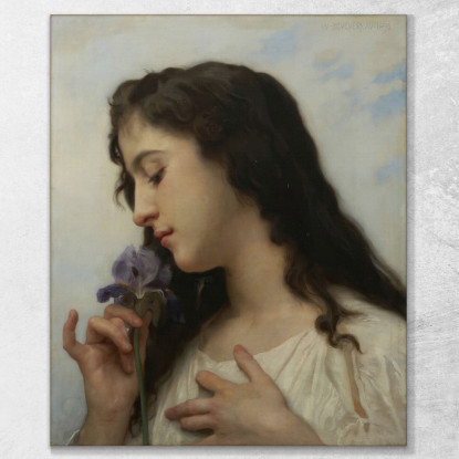 Donna Con Iride William Bouguereau wbg181 quadro stampato su tela