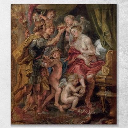 Alessandro E Rossana Peter Paul Rubens ppr20 quadro stampato su tela
