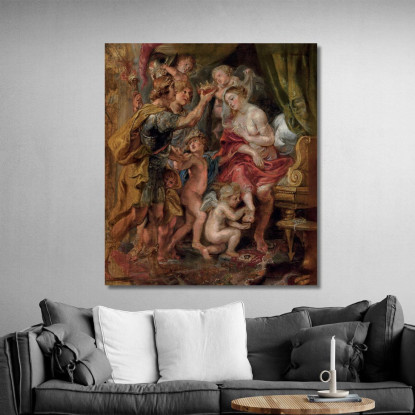 Alessandro E Rossana Peter Paul Rubens ppr20 quadro stampato su tela