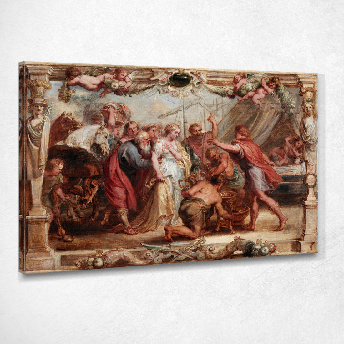 Briseide Restituita Ad Achille Peter Paul Rubens ppr31 quadro stampato su tela Briseide Restituita Ad Achille Peter Paul Rubens ppr31 quadro stampato su tela