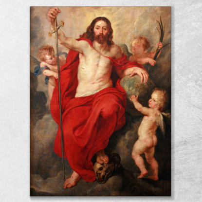 Cristo Trionfa Sulla Morte E Sul Peccato Peter Paul Rubens ppr43 quadro stampato su tela