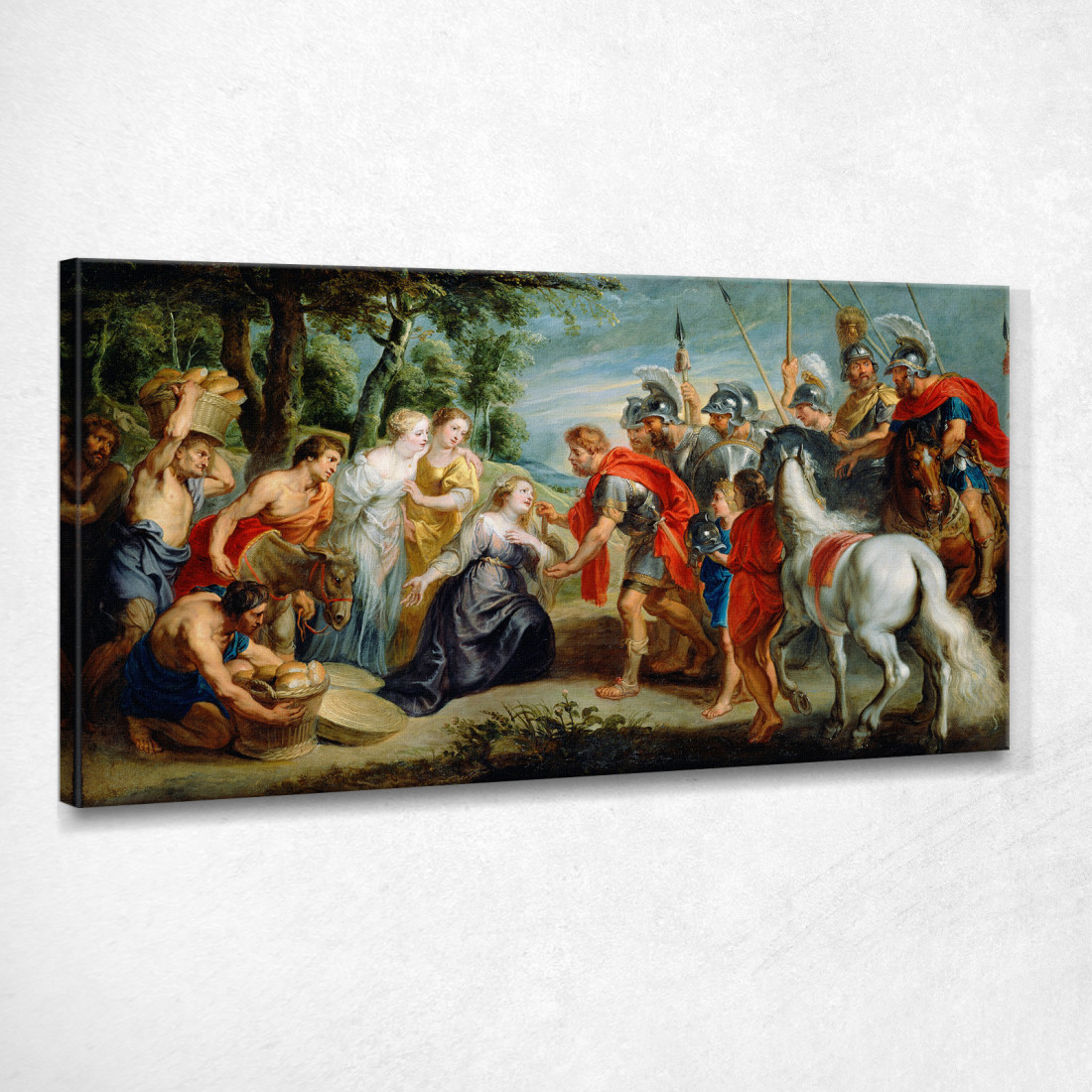 David Incontra Abigail Peter Paul Rubens ppr52 quadro stampato su tela David Incontra Abigail Peter Paul Rubens ppr52 quadro stampato su tela