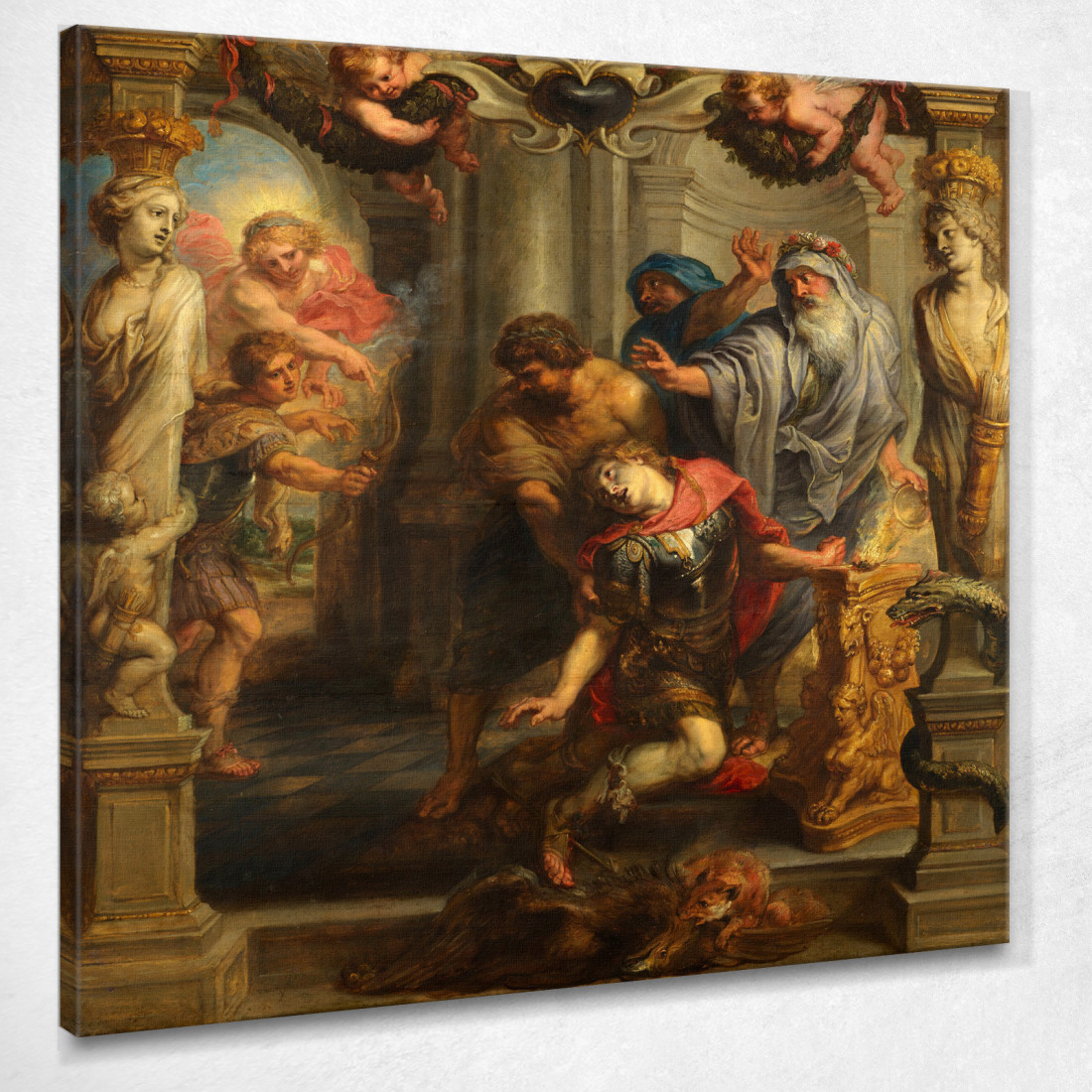 Morte Di Achille Peter Paul Rubens ppr55 quadro stampato su tela Morte Di Achille Peter Paul Rubens ppr55 quadro stampato su tela