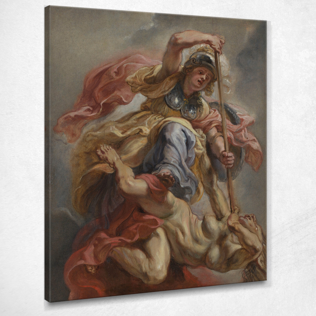 Minerva Supera L'Ignoranza Peter Paul Rubens ppr115 quadro stampato su tela Minerva Supera L'Ignoranza Peter Paul Rubens ppr115 quadro stampato su tela