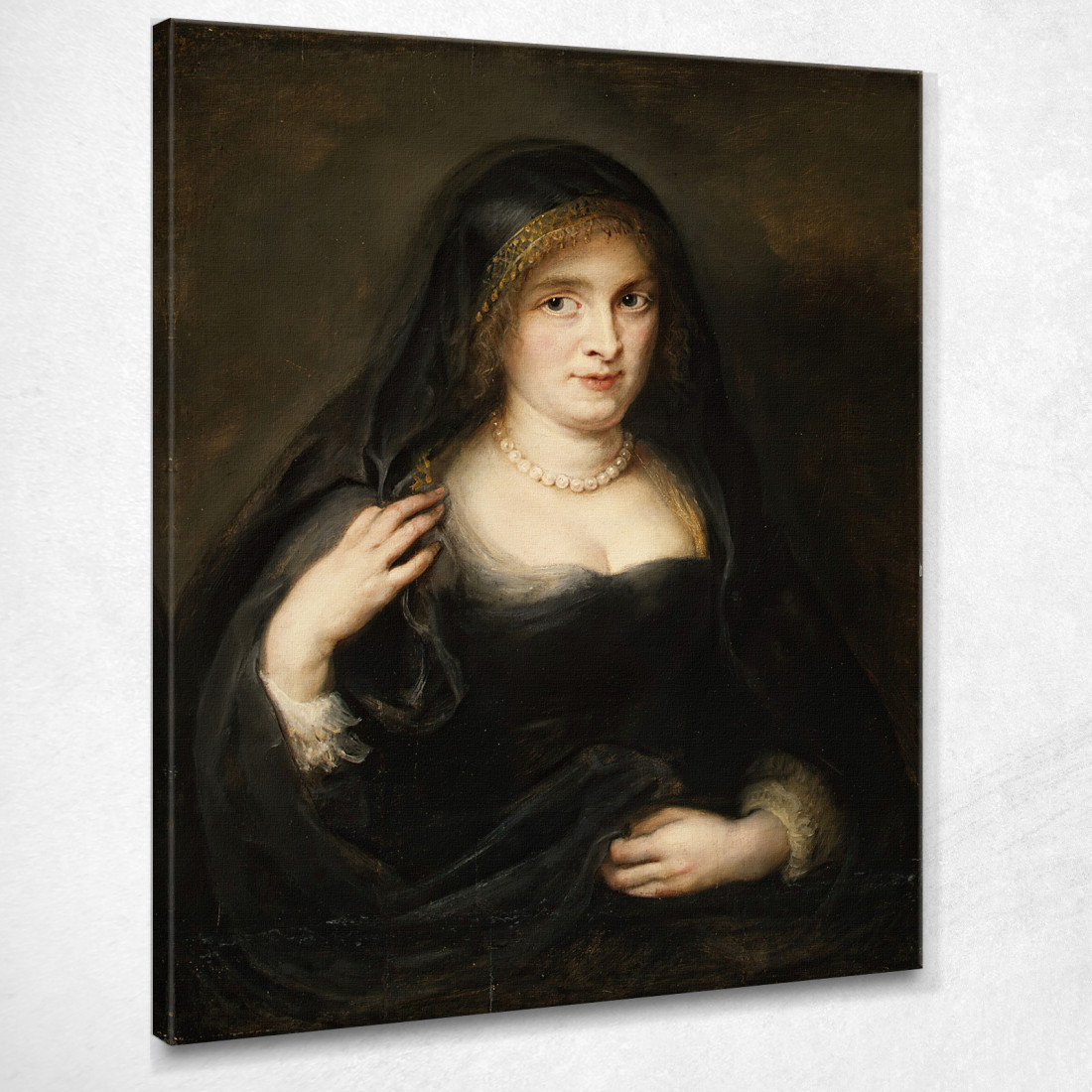 Ritratto Di Una Donna Peter Paul Rubens ppr137 quadro stampato su tela Ritratto Di Una Donna Peter Paul Rubens ppr137 quadro stampato su tela