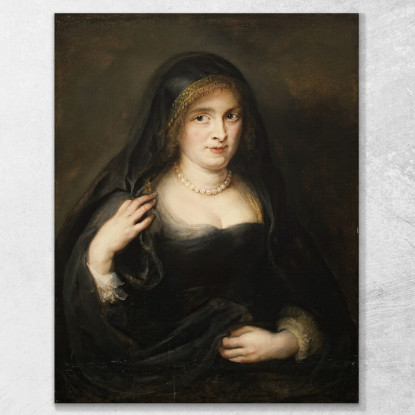 Ritratto Di Una Donna Peter Paul Rubens ppr137 quadro stampato su tela