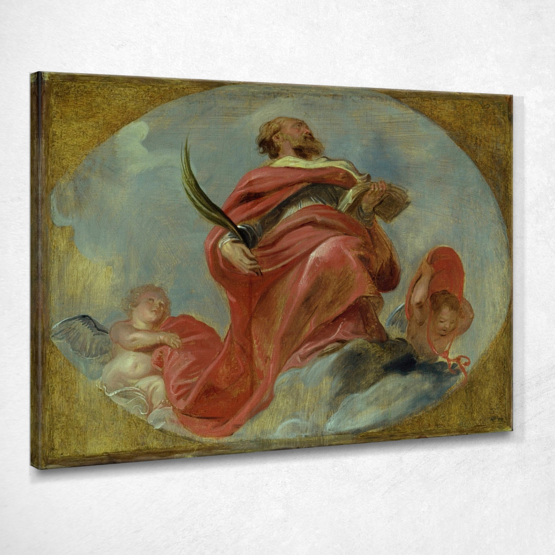 Sant'Alberto Di Lovanio Peter Paul Rubens ppr177 quadro stampato su tela Sant'Alberto Di Lovanio Peter Paul Rubens ppr177 quadro stampato su tela