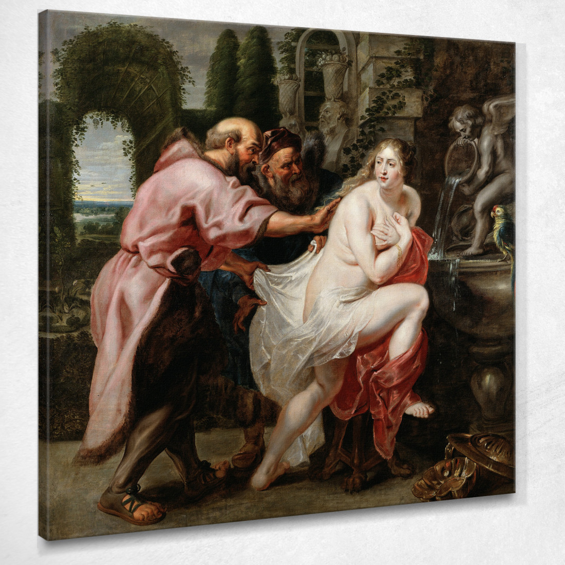 Susanna E I Vecchioni Peter Paul Rubens ppr200 quadro stampato su tela Susanna E I Vecchioni Peter Paul Rubens ppr200 quadro stampato su tela