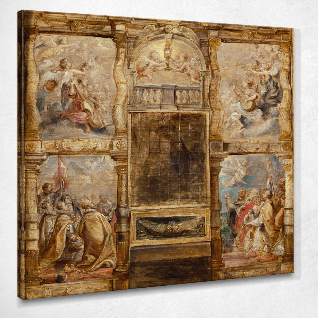 L'Adorazione Eucaristica Peter Paul Rubens ppr204 quadro stampato su tela L'Adorazione Eucaristica Peter Paul Rubens ppr204 quadro stampato su tela