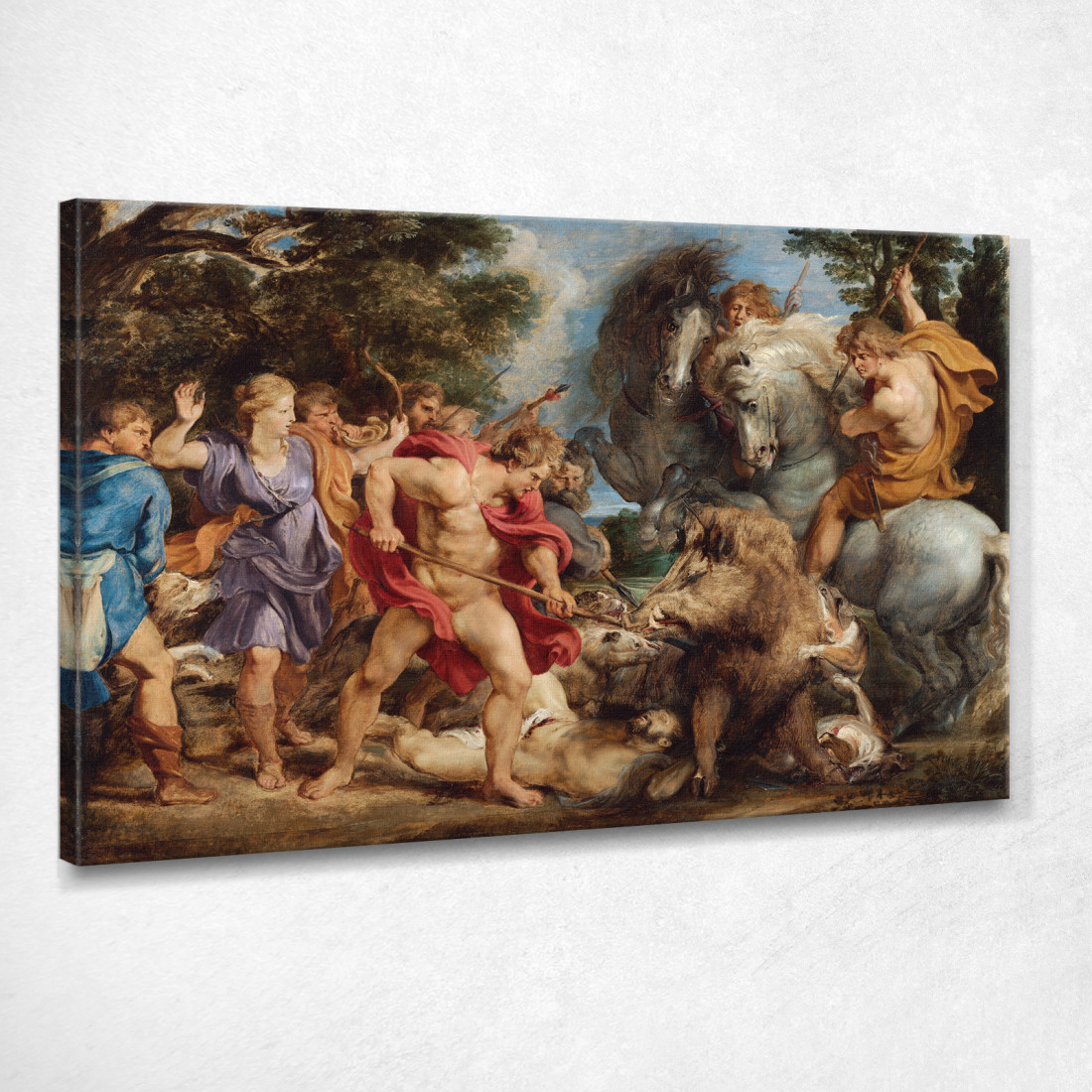 La Caccia Al Cinghiale Calidonio Peter Paul Rubens ppr217 quadro stampato su tela La Caccia Al Cinghiale Calidonio Peter Paul Rubens ppr217 quadro stampato su tela