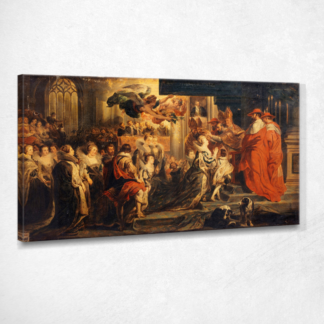 L'Incoronazione Di Maria De' Medici Peter Paul Rubens ppr220 quadro stampato su tela L'Incoronazione Di Maria De' Medici Peter Paul Rubens ppr220 quadro stampato su tela