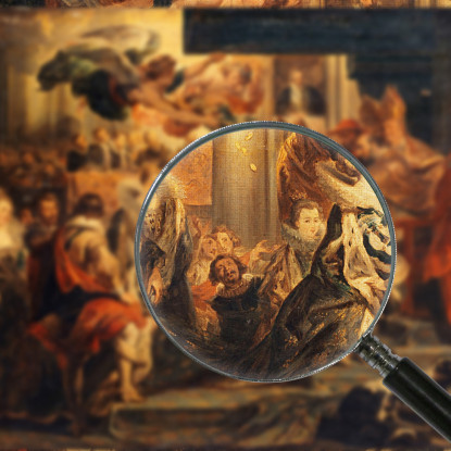 L'Incoronazione Di Maria De' Medici Peter Paul Rubens ppr220 quadro stampato su tela