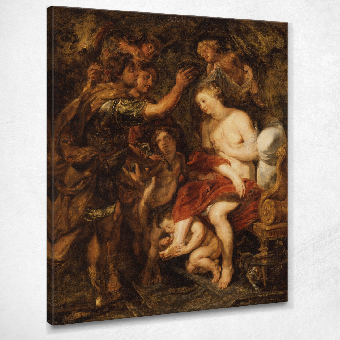 L'Incoronazione Di Rossana Peter Paul Rubens ppr222 quadro stampato su tela L'Incoronazione Di Rossana Peter Paul Rubens ppr222 quadro stampato su tela